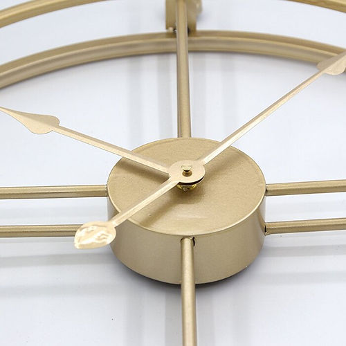 Galloy Gold round Wall clock