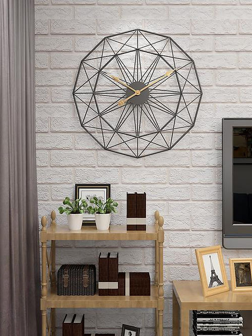 Galloy Black Metal Wall Clocks