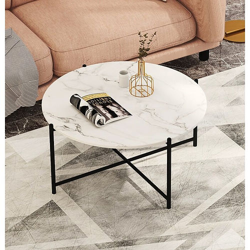 Galloy Black cross leg coffee table