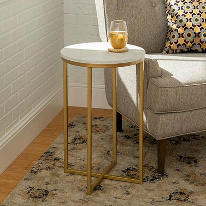 Galloy Round End Side Table