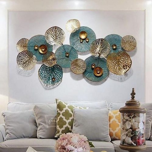 Galloy Creative Teal Metal Wall Art & Wall Decor