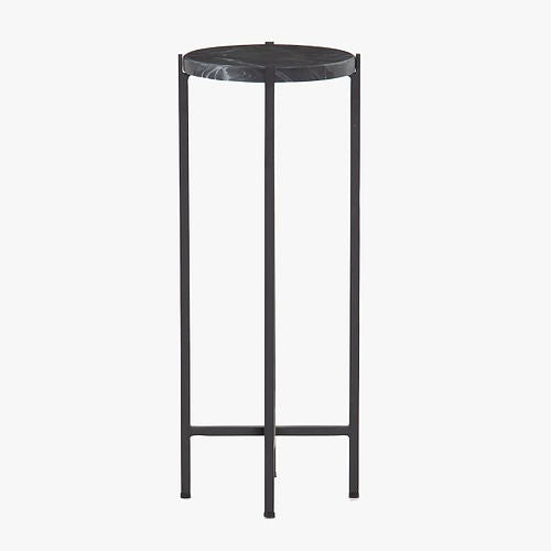 Galloy Round Marble Accent Table