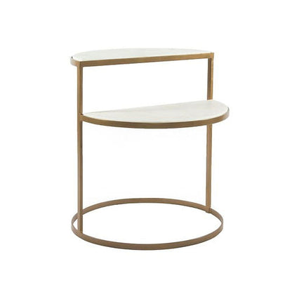 Galloy Marla Marble End Table