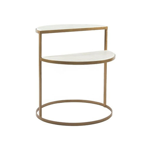 Galloy Marla Marble End Table