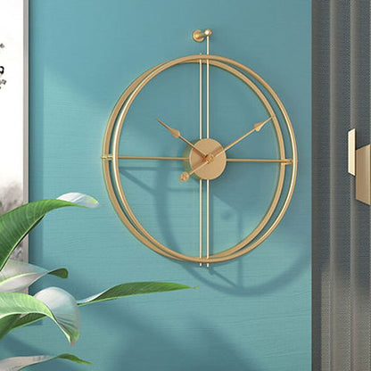 Galloy Gold round Wall clock