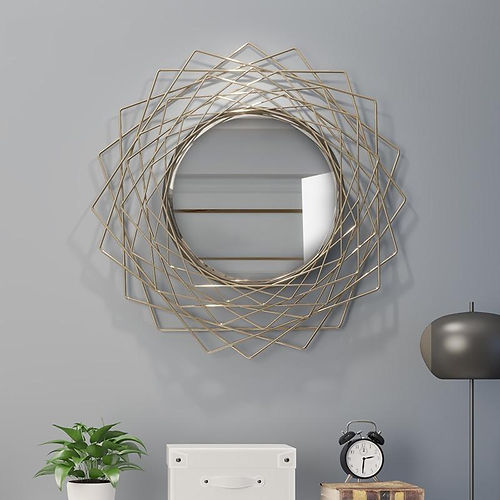 Galloy Geometric Wall Accent Mirror