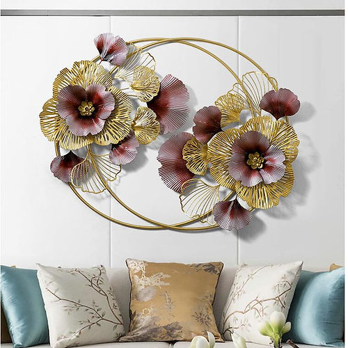 Galloy Red floral Wall art