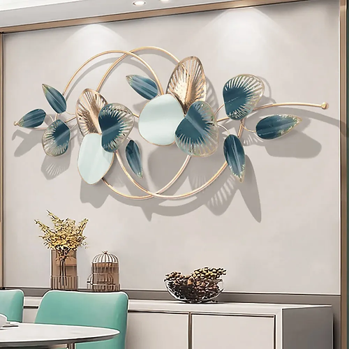 Galloy Modern Metal Leaves Wall Decor Metal Wall Art for Living room
