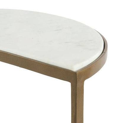 Galloy Marla Marble End Table