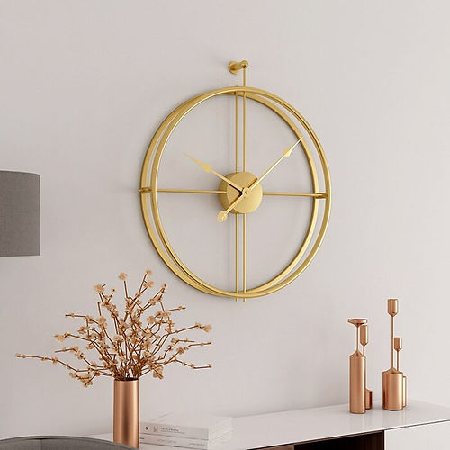 Galloy Gold round Wall clock