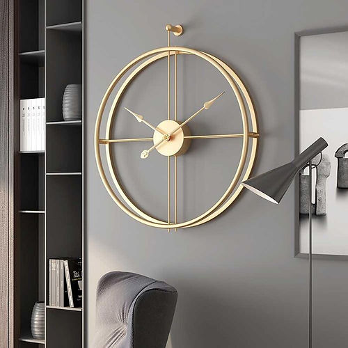 Galloy Gold round Wall clock