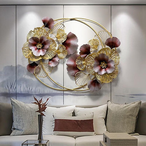 Galloy Red floral Wall art