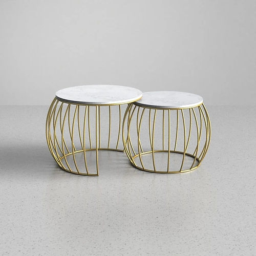 Galloy Round End Nesting Tables