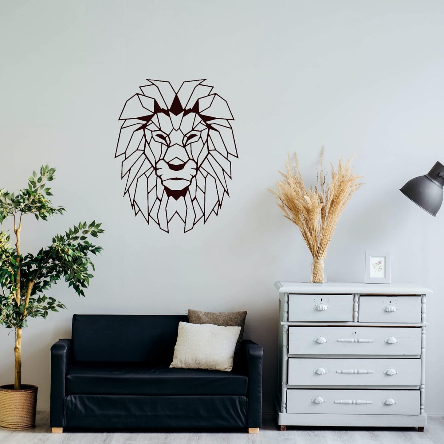Lion Metal Art, Rusty Wall Art