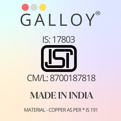 Galloy Copper Bottle – Coral Pink