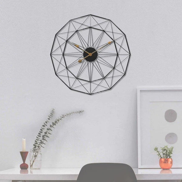Black Diamond Wall Clock