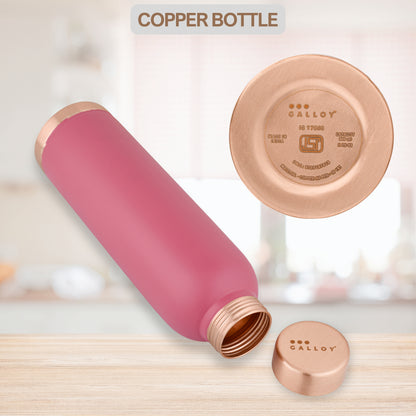 Galloy Copper Bottle – Coral Pink