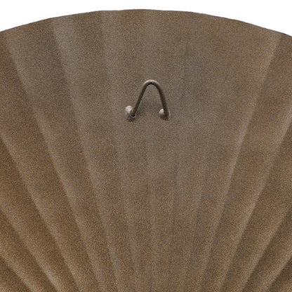 Pleated Black & Gold Designer Wall Clock