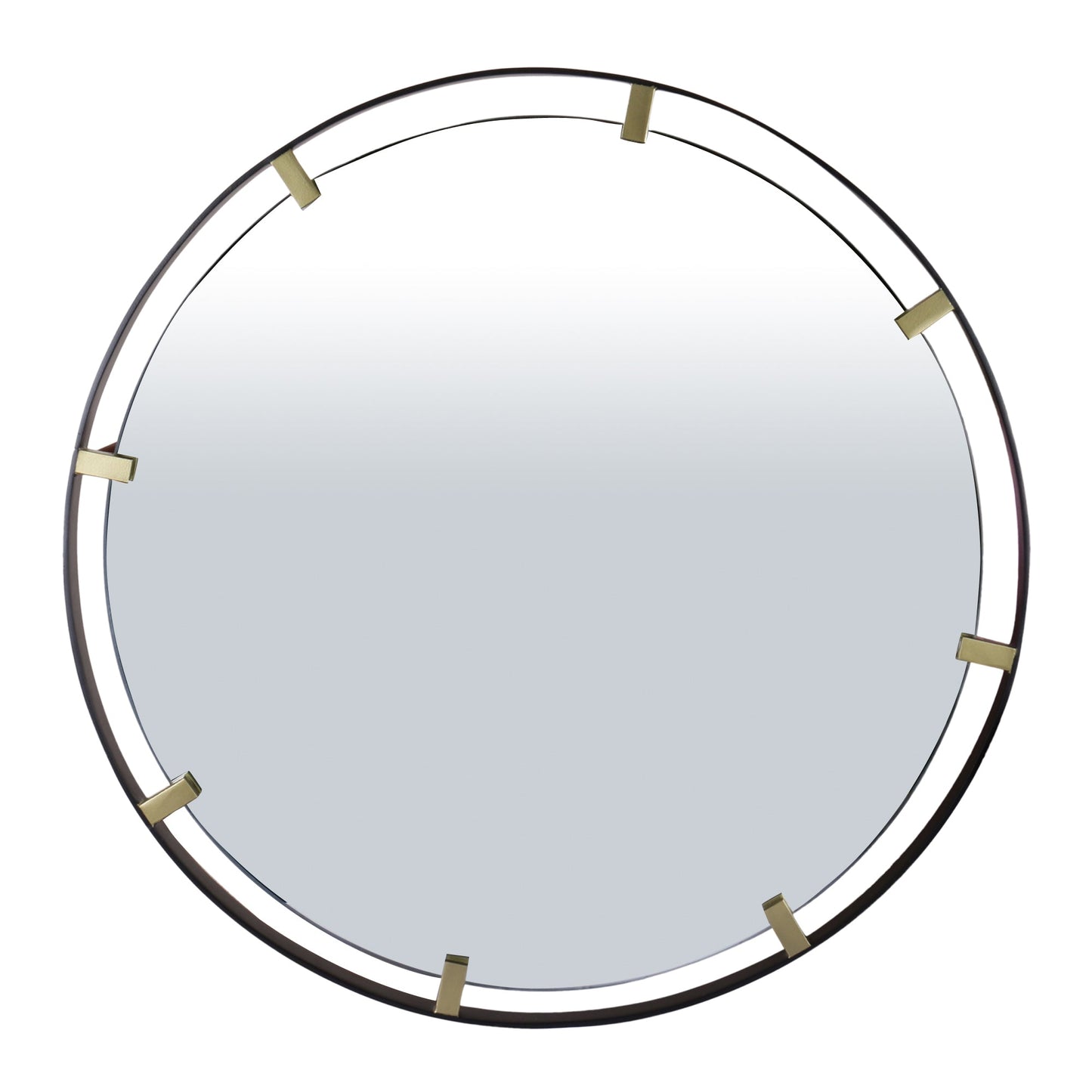 The Classic Golden Button Decorative Wall Mirror