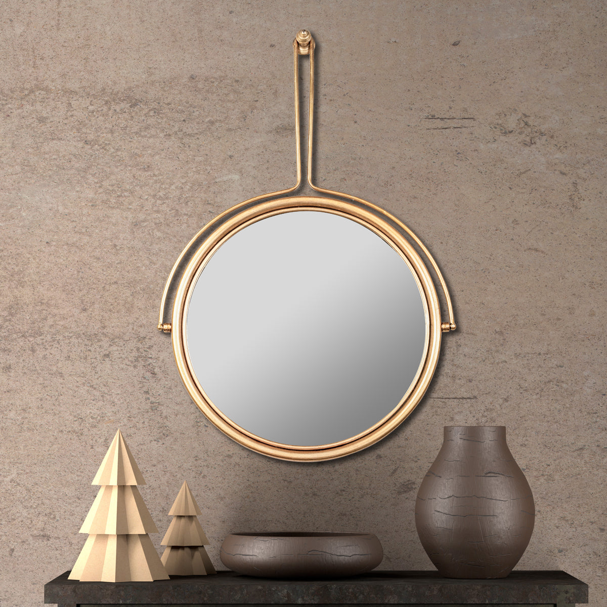 Classic Round Pendulam Mirror