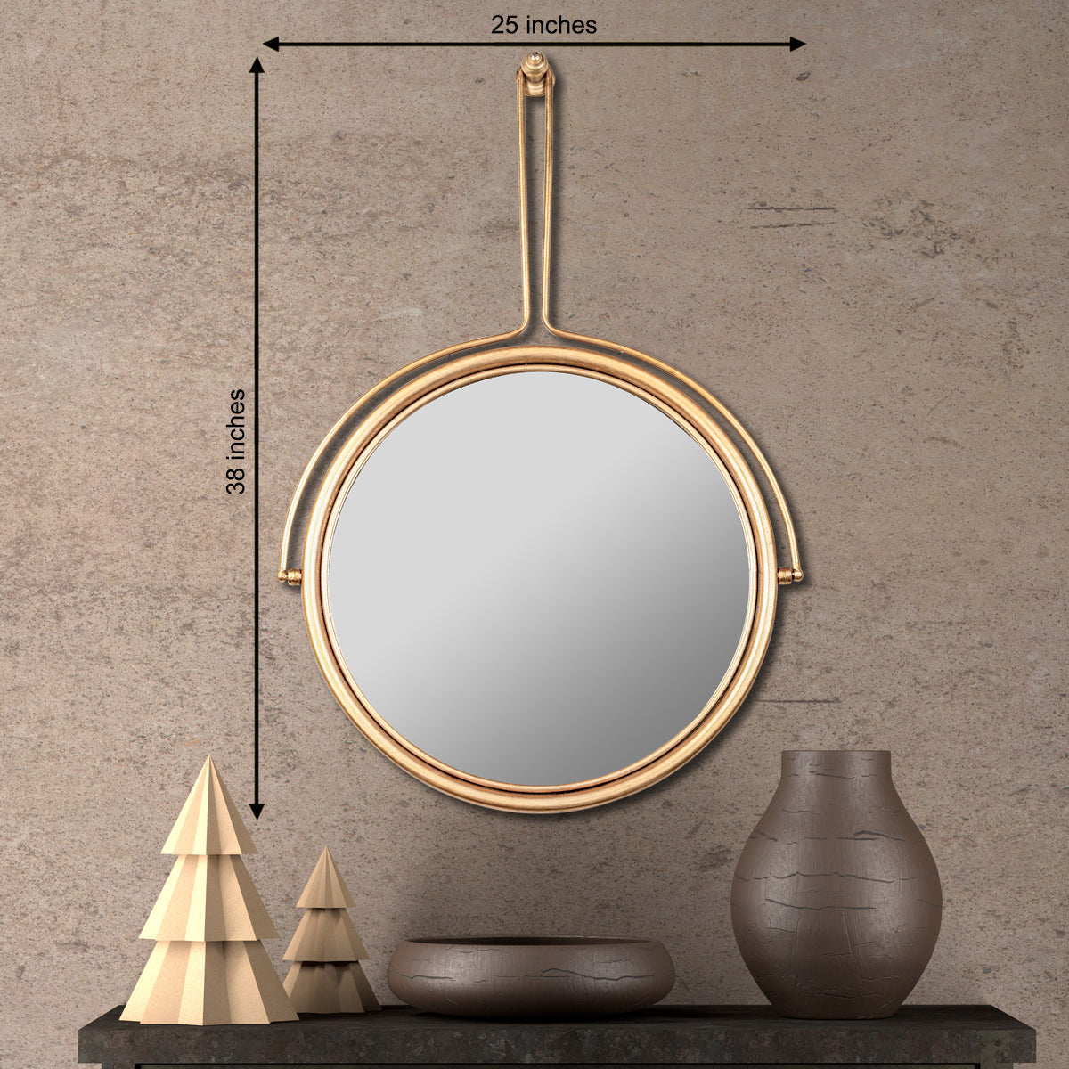 Classic Round Pendulam Mirror