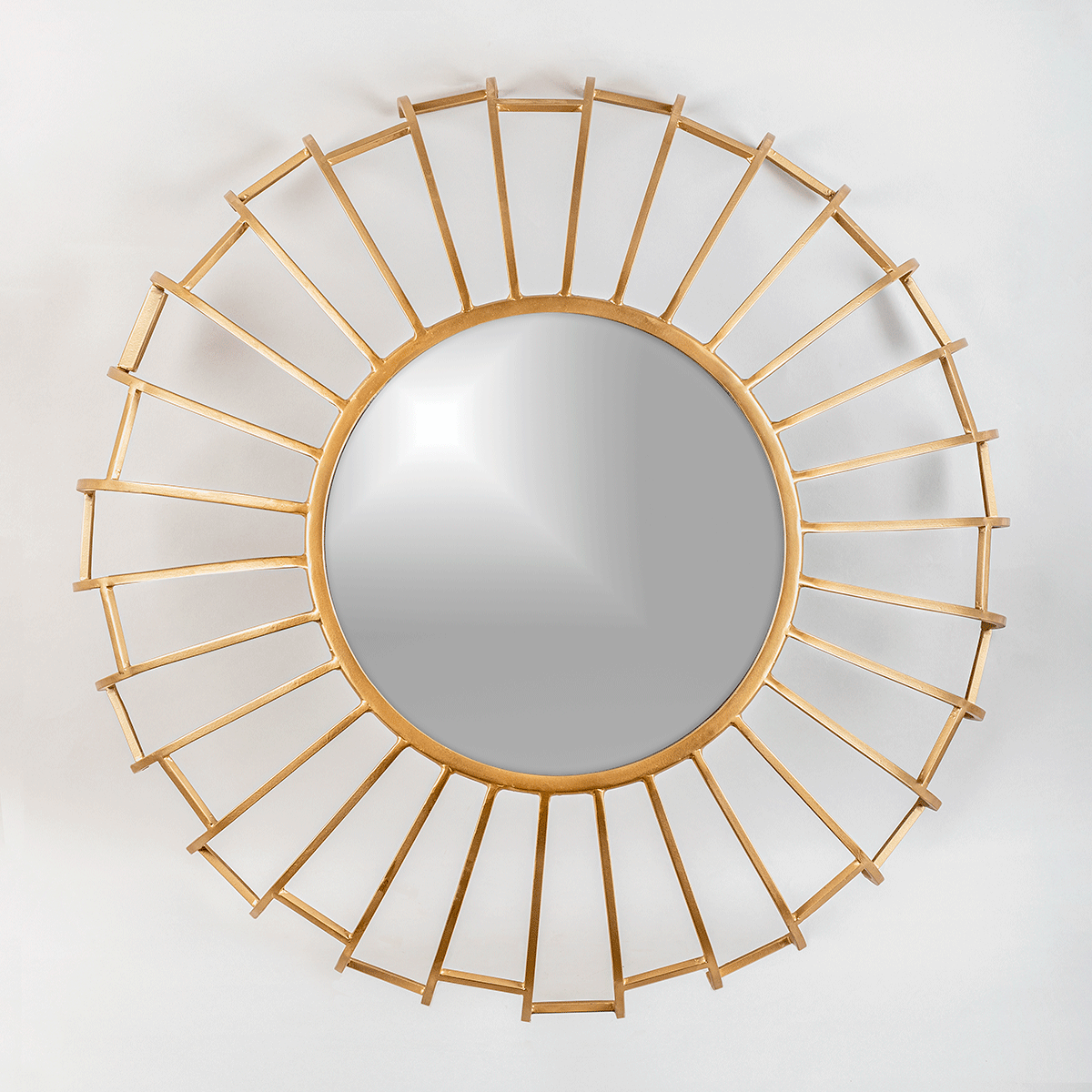 Linda Golden Spokes Decorative Mirror