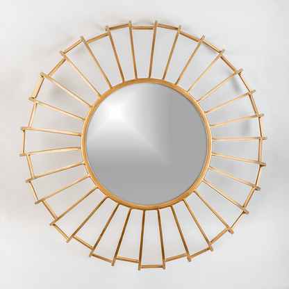 Linda Golden Spokes Decorative Mirror