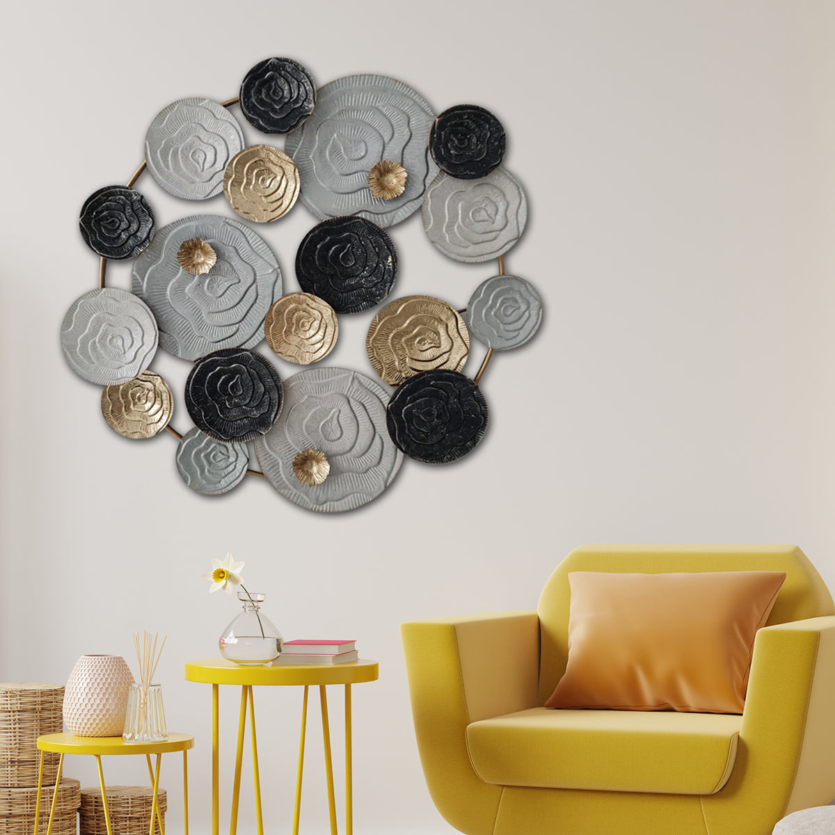 Muscat Circular Discs Metal Wall Art