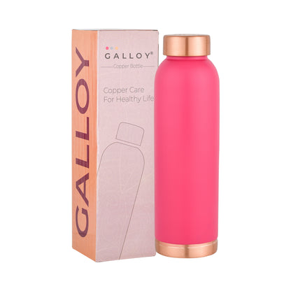 Galloy Copper Bottle – Coral Pink