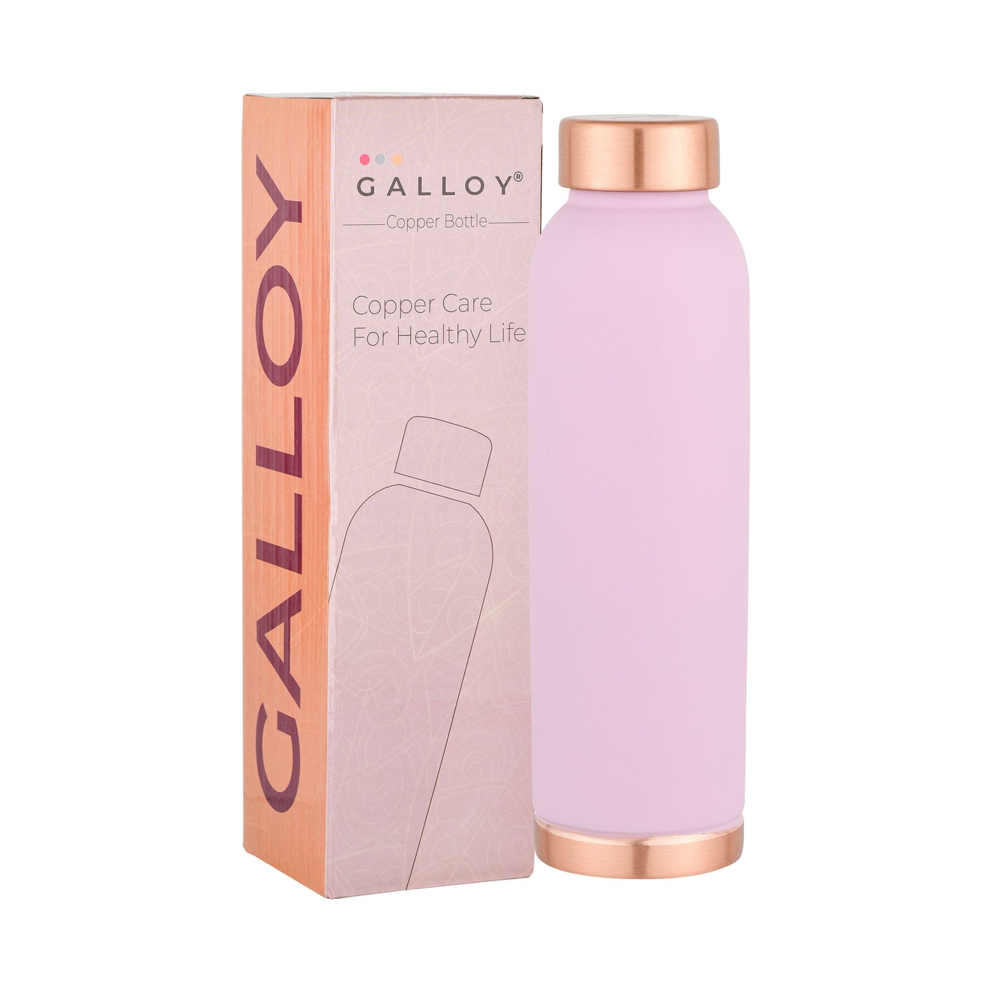 Galloy Copper Bottle – Lilac Matte