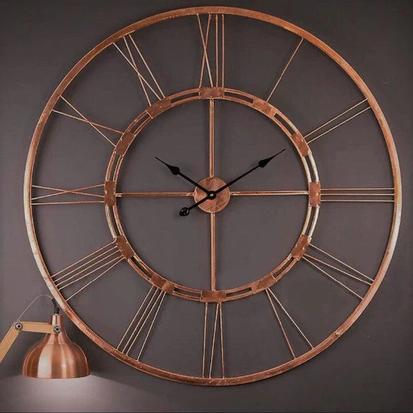 Rose Gold Designer Wall Clock