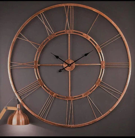 Rose Gold Designer Wall Clock