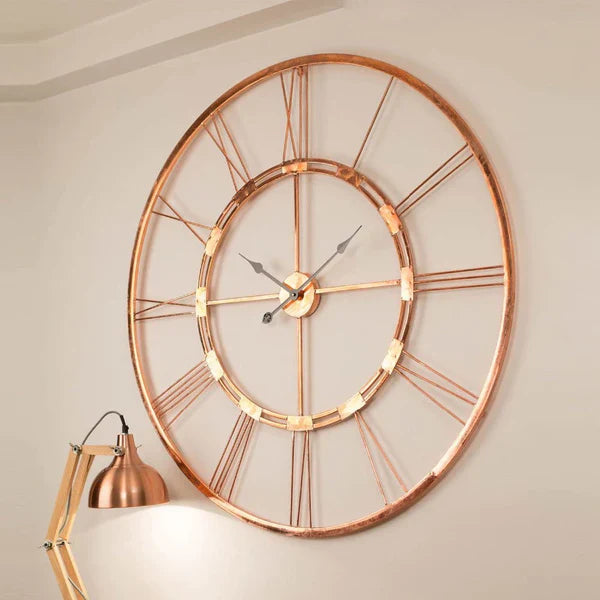 Rose Gold Designer Wall Clock