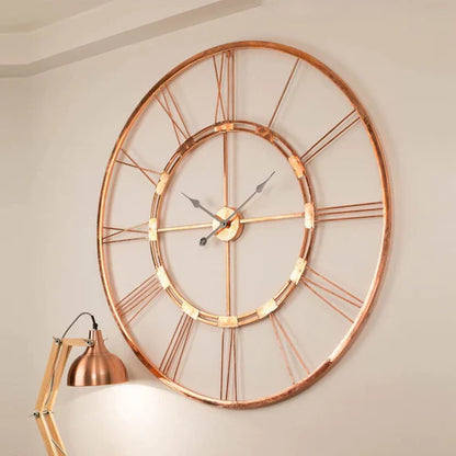 Rose Gold Designer Wall Clock