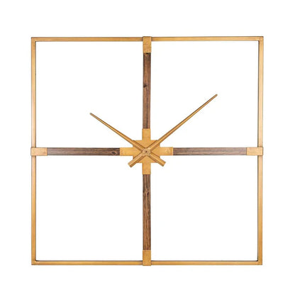 Rustic Gold Designer Wall Clock