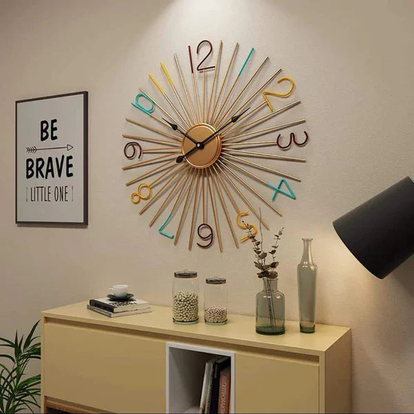 Spikes Wall Clock