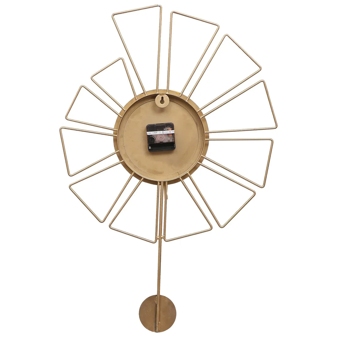 Brown & Gold Designer Pendulum Clock
