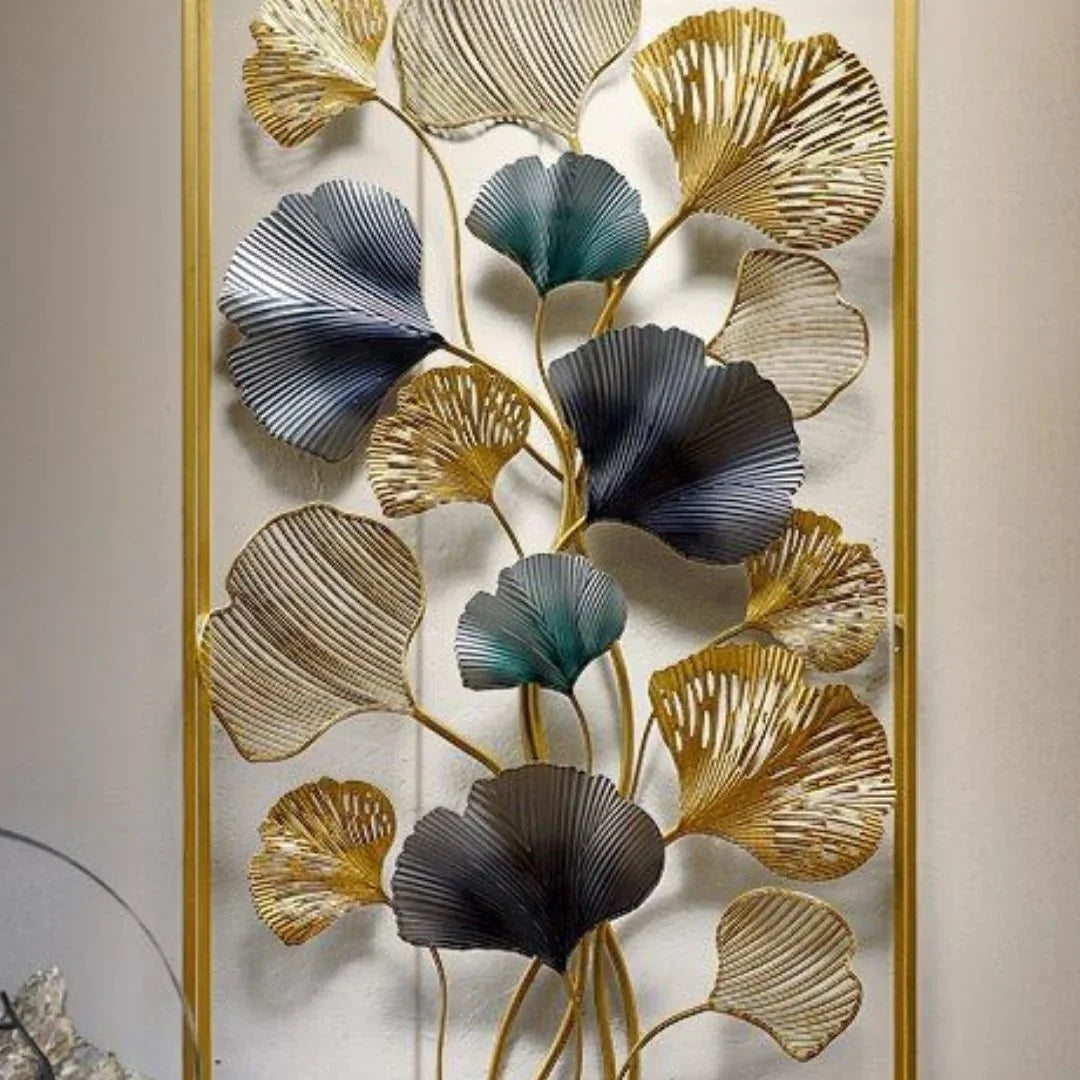 Galloy Multicolor Vertical Framed Metal wall Art (24 x 48 Inches)