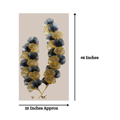 Galloy Special Spreading Leaves Wall Art (25 x 48 Inches)