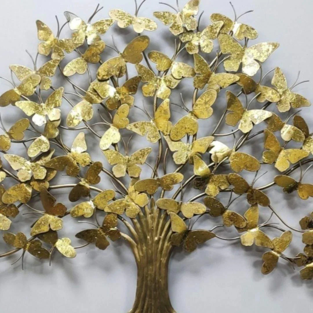 Galloy Metal Butterfly Tree Wall Art (40 x 40 Inches)