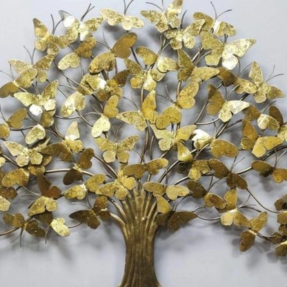 Galloy Metal Butterfly Tree Wall Art (40 x 40 Inches)