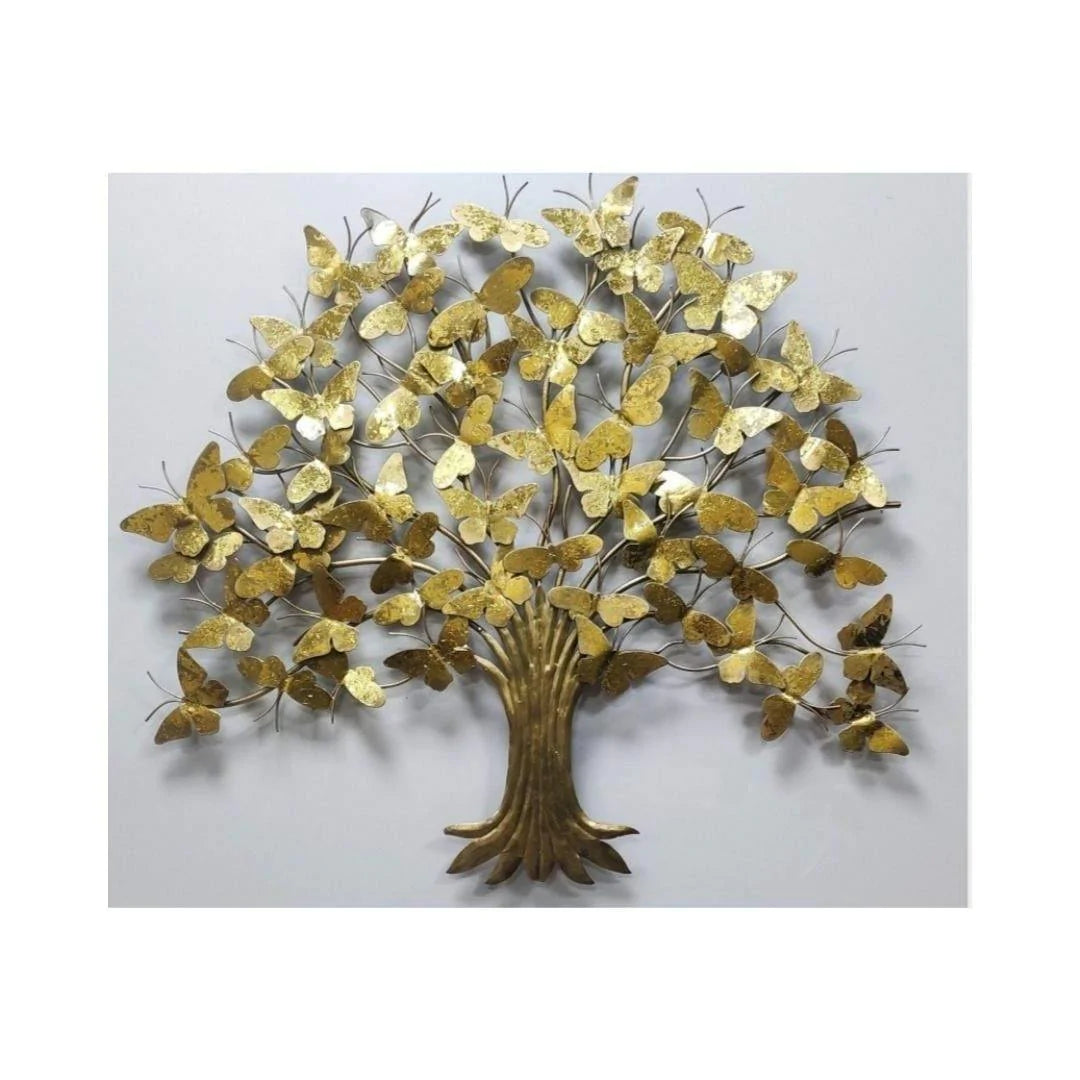 Galloy Metal Butterfly Tree Wall Art (40 x 40 Inches)