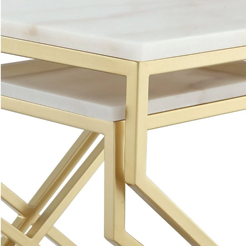 Galloy Marbel Side Table Set Of 2
