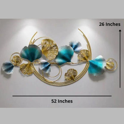 Galloy special Half moon leaf wall art (52 x 26 Inches)