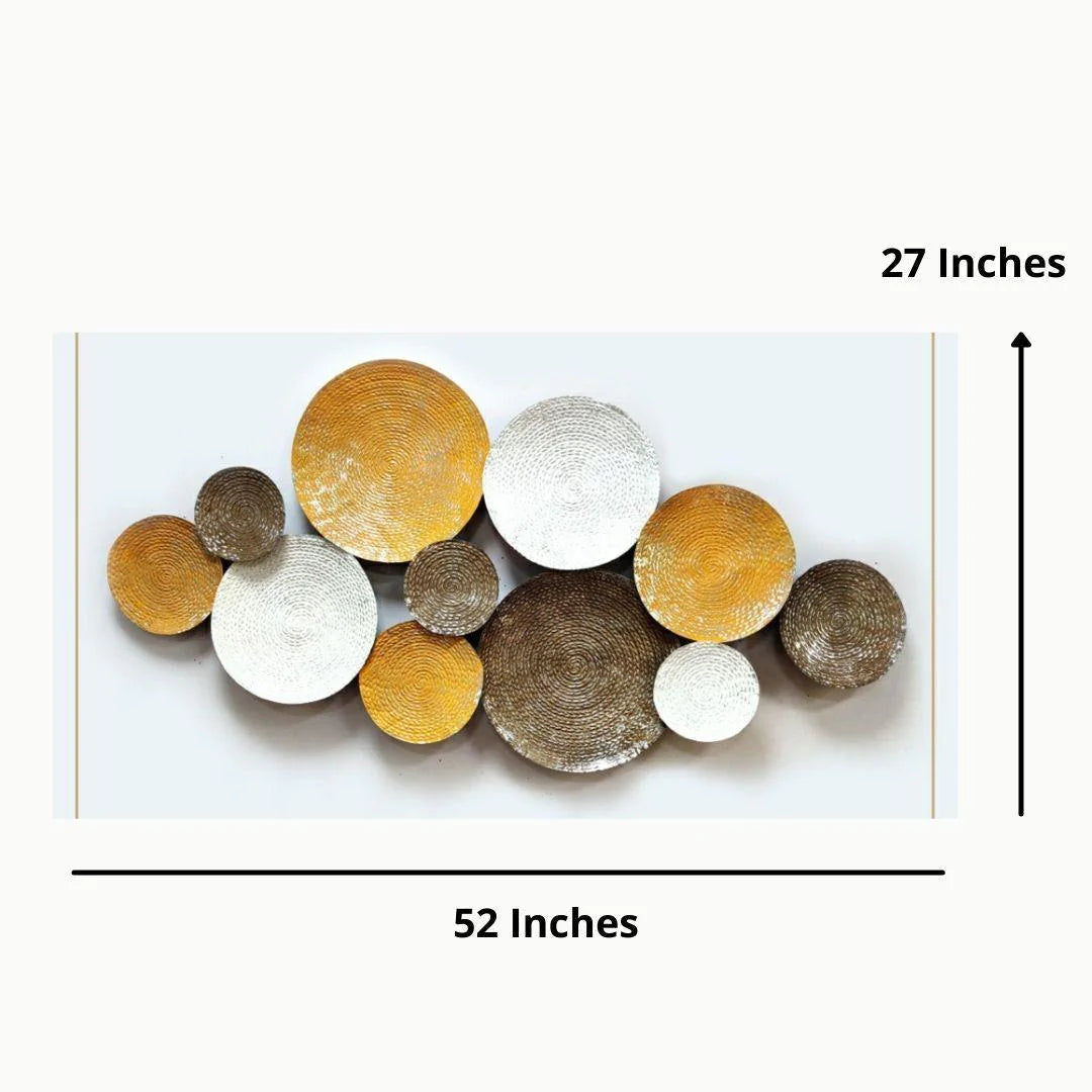 Galloy Abstract matching wall art for home, office (52 x 27 Inches)