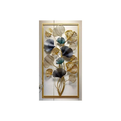 Galloy Multicolor Vertical Framed Metal wall Art (24 x 48 Inches)