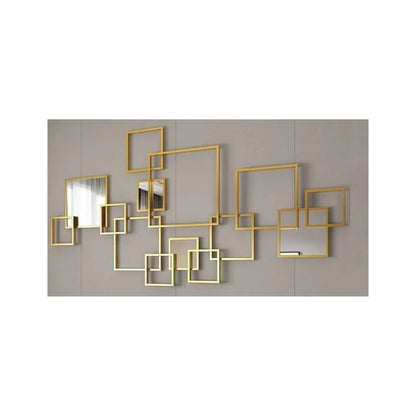 Galloy Special Multiple Golden Frames wall art (48 x 24 Inches)