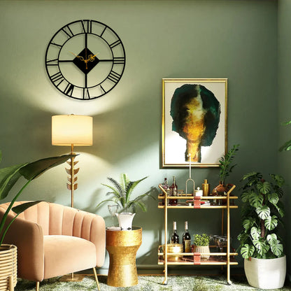 Roman Numbers Minimal Designer Wall Clock