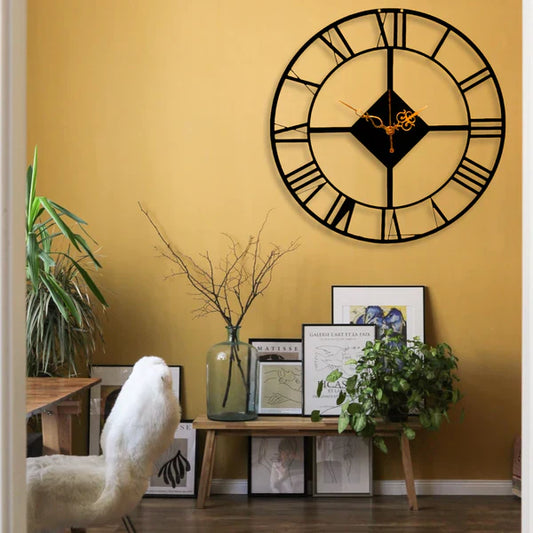 Roman Numbers Minimal Designer Wall Clock