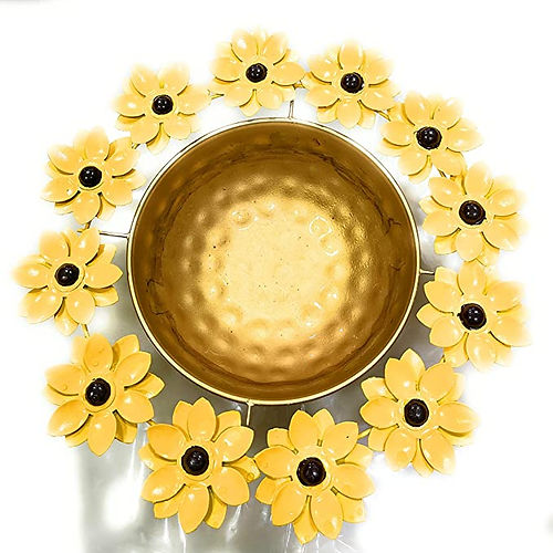 Galloy Beautiful Big Size Metal Lotus Flower Urli/uruli for Floating Flowers